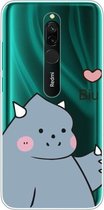 Voor Xiaomi Redmi Note 8 Lucency Painted TPU Protective (Caring Monster)