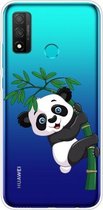 Voor Huawei P smart 2020 schokbestendig geverfd TPU beschermhoes (bamboe panda)