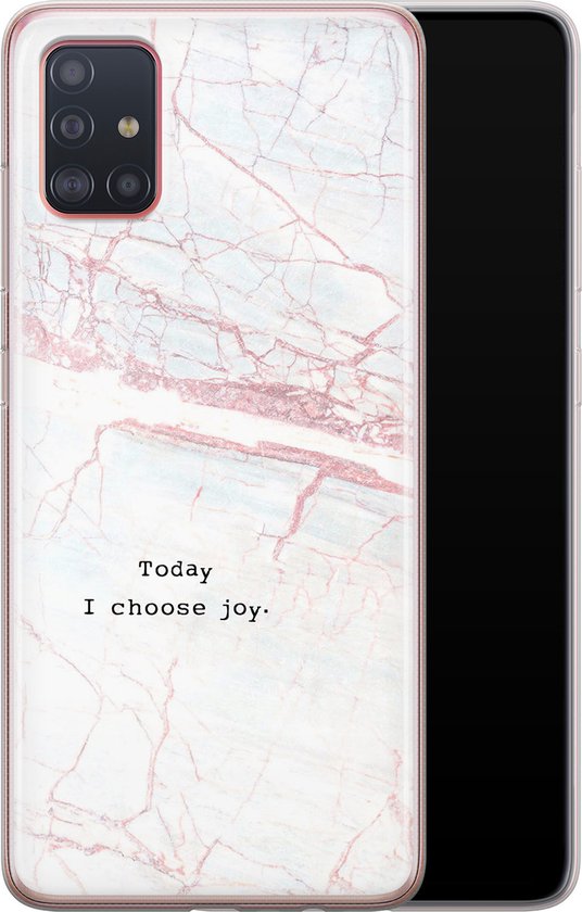 Coque Samsung A71 - Abstrait Goud | Samsung Galaxy A71 | Étui en Siliconen TPU | Couverture arrière transparente