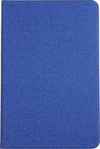 Huawei MatePad Pro 10.8 Hoes - Mobigear - Folio 2 Serie - Katoen Bookcase - Blauw - Hoes Geschikt Voor Huawei MatePad Pro 10.8