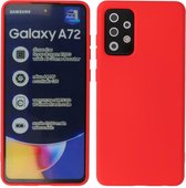 Wicked Narwal | 2.0mm Dikke Fashion Color TPU Hoesje voor Samsung Samsung Galaxy A72 5G Rood