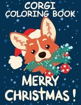 Corgi Coloring Book Merry Christmas