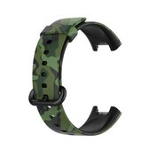 Voor Geschikt voor Xiaomi Mi Watch Lite / Redmi Watch siliconen print vervangende horlogeband (camouflage groen)