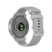 Voor Garmin siliconen smartwatch vervangende polsband, maat: 18 mm universeel (grijs)