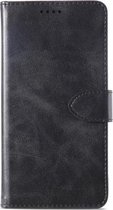 Kalfsleer Horizontale Flip Leren Case voor Samsung Galaxy A20 / A30, met houder & kaartsleuven & portemonnee (zwart)