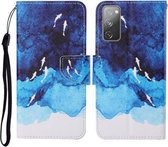 Voor Samsung Galaxy S20 FE Gekleurde Tekening Patroon Horizontale Flip Leren Case met Houder & Kaartsleuven & Portemonnee & Lanyard (Aquarel Vis)