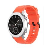 Voor Amazfit GTR siliconen smartwatch vervangende polsband, maat: 22 mm (oranjerood)