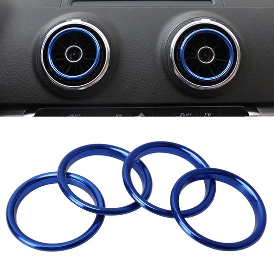 4 stuks Auto Voorzijde Dashboard Snelheidsmeter Gauge Decoratie Frame