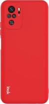 Voor Geschikt voor Xiaomi Redmi Note 10S IMAK UC-2-serie Schokbestendige volledige dekking Zachte TPU-hoes (rood)