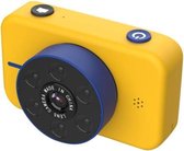 4K HD Mini-kindercamera Dubbele camera voor en achter 50 miljoen pixels digitale camera (geel)