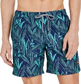 Shiwi Scratched Leaves  Zwembroek - Mannen - navy - blauw