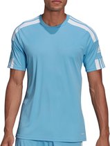 adidas Squadra 21  Sportshirt - Maat S  - Mannen - Licht blauw/ Wit