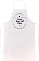 Akyol - Liefste super chef mama keukenschort - Cadeau voor moeder - 70 x 97 cm - Keukenschorten - barbeque accesoires