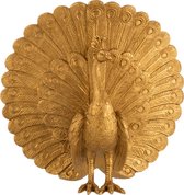 J-Line Pauw Veren Poly Goud