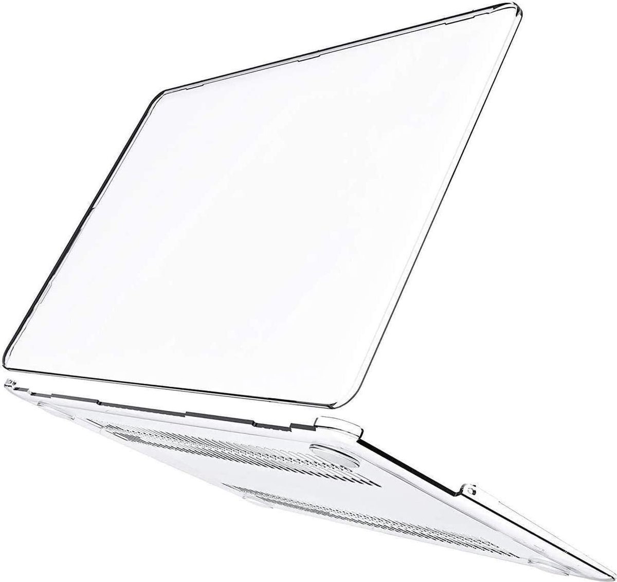 Laptopcover - Geschikt voor MacBook Pro 13 inch - Case - Cover - Hardcase - A1706/A1708/A2338/A2686 (M1,M2,Touchbar, 2016-2022) - Transparant