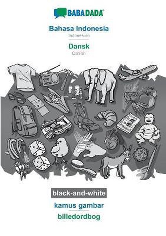 Bahasa Indonesia - Dansk, kamus gambar, BW - cover