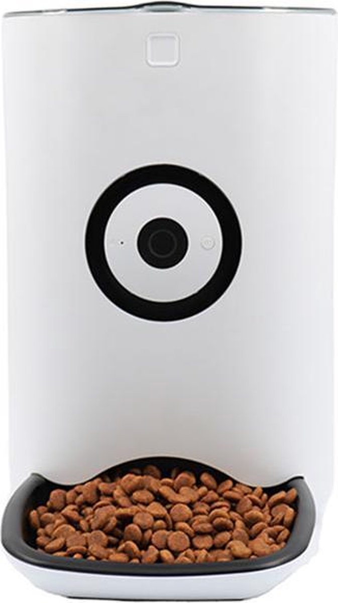 LifeSolutions - W96 - Wifi Voerautomaat Wit - Automatische Voerbak - Voerautomaat met App - Instelba