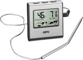 GEFU Thermometer - Digitaal - RVS - Zilver - Incl. timer + alarm