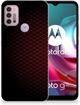 GSM Hoesje Motorola Moto G30 | G10 Backcase TPU Siliconen Hoesje Geruit Rood