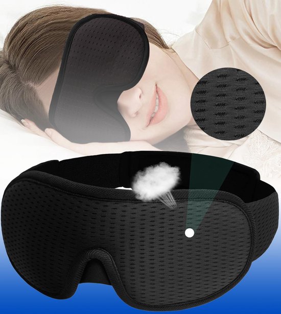 Geit ik ben verdwaald gans Advanced Goods Slaapmasker™ - Nachtmasker voor Mannen én Vrouwen - Luxe  Slaapmasker | bol.com