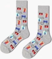 Fun sokken met postzegels / filatelie