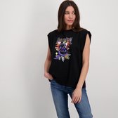 Cars Jeans T-shirt Josy - Dames - Black - (maat: L)