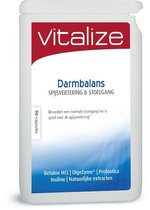Vitalize Darmbalans Spijsvertering en Stoelgang 90 capsules - Draagt bij aan een goede darmwerking - Bevordert de spijsvertering