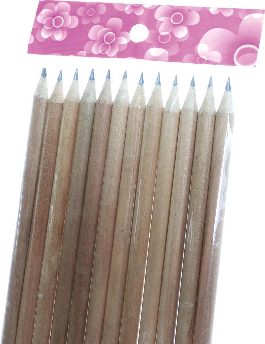 12x Crayon HB2 avec gomme graphite écologique bureau l'école