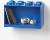 LEGO Iconic Brick Boekenplank - 8 Noppen - Blauw