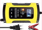 Grandecom® Auto batterij oplader | Jumpstarter | Druppellader | Accu Oplader | Oplader | Acculader | Automatisch | Digitale Display | 12V | 6A