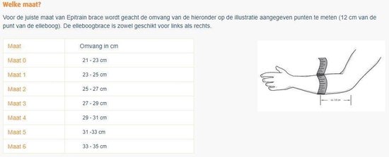 Bauerfeind Epitrain Elleboogbrace / Elleboogbandage-Maat 4: 25 - 27 cm
