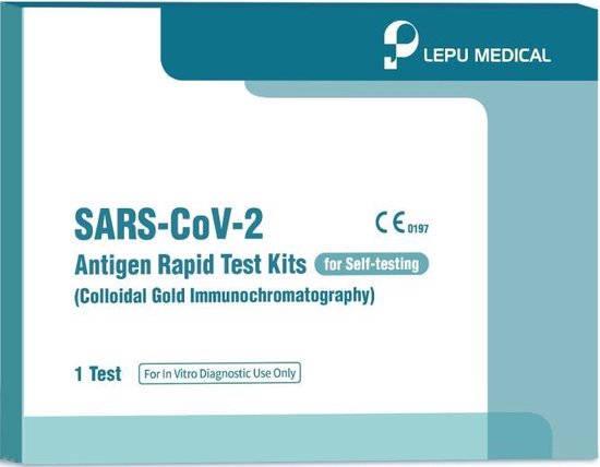 Lepu Medical Corona Zelftest (Antigeen Sneltest) - 5 stuks