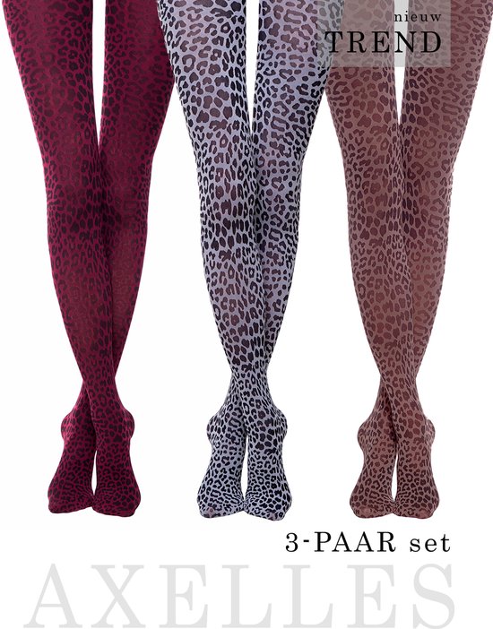 Trendy panty LEOPARD print, 3-paar set, Large (4).