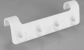 Wenko radiator hakenlijst met 4 haken wit