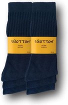 6 paires de Chaussettes de travail SQOTTON travail - Heavy - Bleu marine - Taille 43-46
