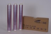 Krimpfolie 45cm breed 300 meter lang (3 rollen)