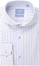 Tyrese | Overhemd blauwe streep katoen/linnen