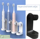 kwalitatieve Elektrische tandenborstelhouders ZWART 1 stuk - zonder boren - geschikt voor Oral B Toothbrush - Zelfklevend hangende houder voor elektrische tandenborstels - tandenbo