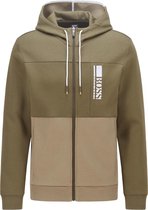 Hugo Boss Saggy 1 Vest - Mannen - donkergroen - beige