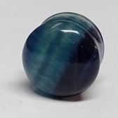 Double Flared Turquoise kleur speciaal - 19 mm