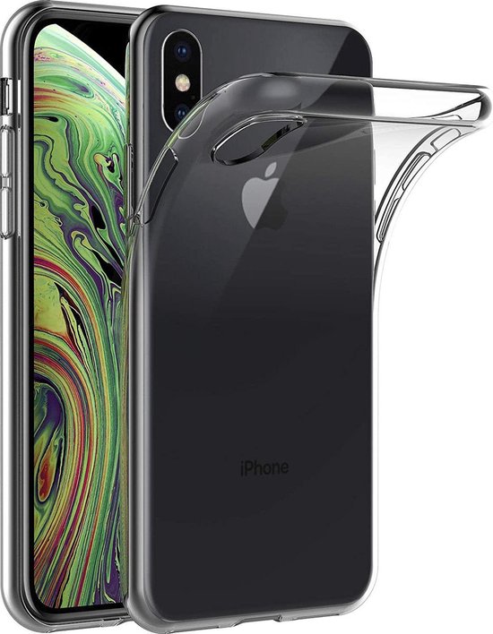 sessie Pijler Pak om te zetten Luxe Siliconen Hoesje Geschikt Voor Apple iPhone X/Xs (5.8 Inch) - TPU  Backcover Back... | bol.com