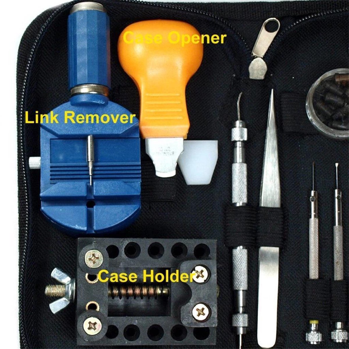 14 delig Horloge gereedschap set Watch Tool Kit bol