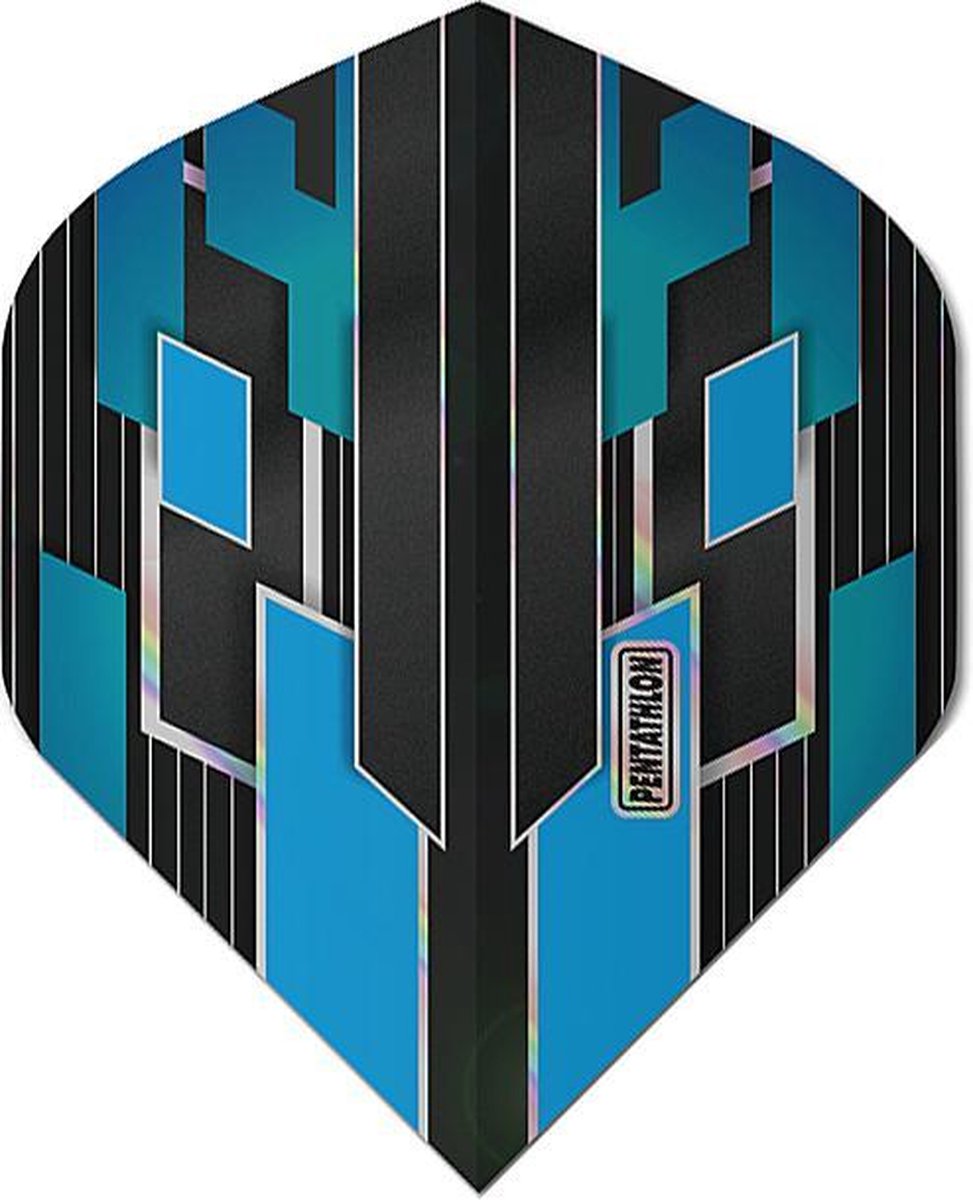 ABC Darts - Pentathlon Dart Flights Shimmers - Blauw - 5 sets