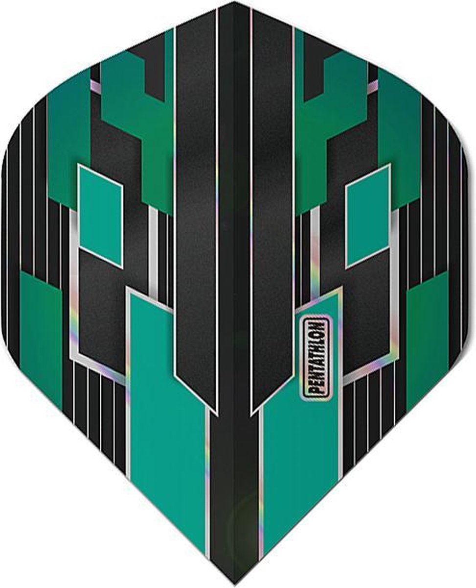 ABC Darts - Pentathlon Dart Flights Shimmers - Jade - 5 sets