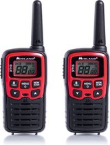 Midland XT10 radio bidirectionnelle 16 canaux 446.00625 - 446.09375 MHz Noir, Rouge