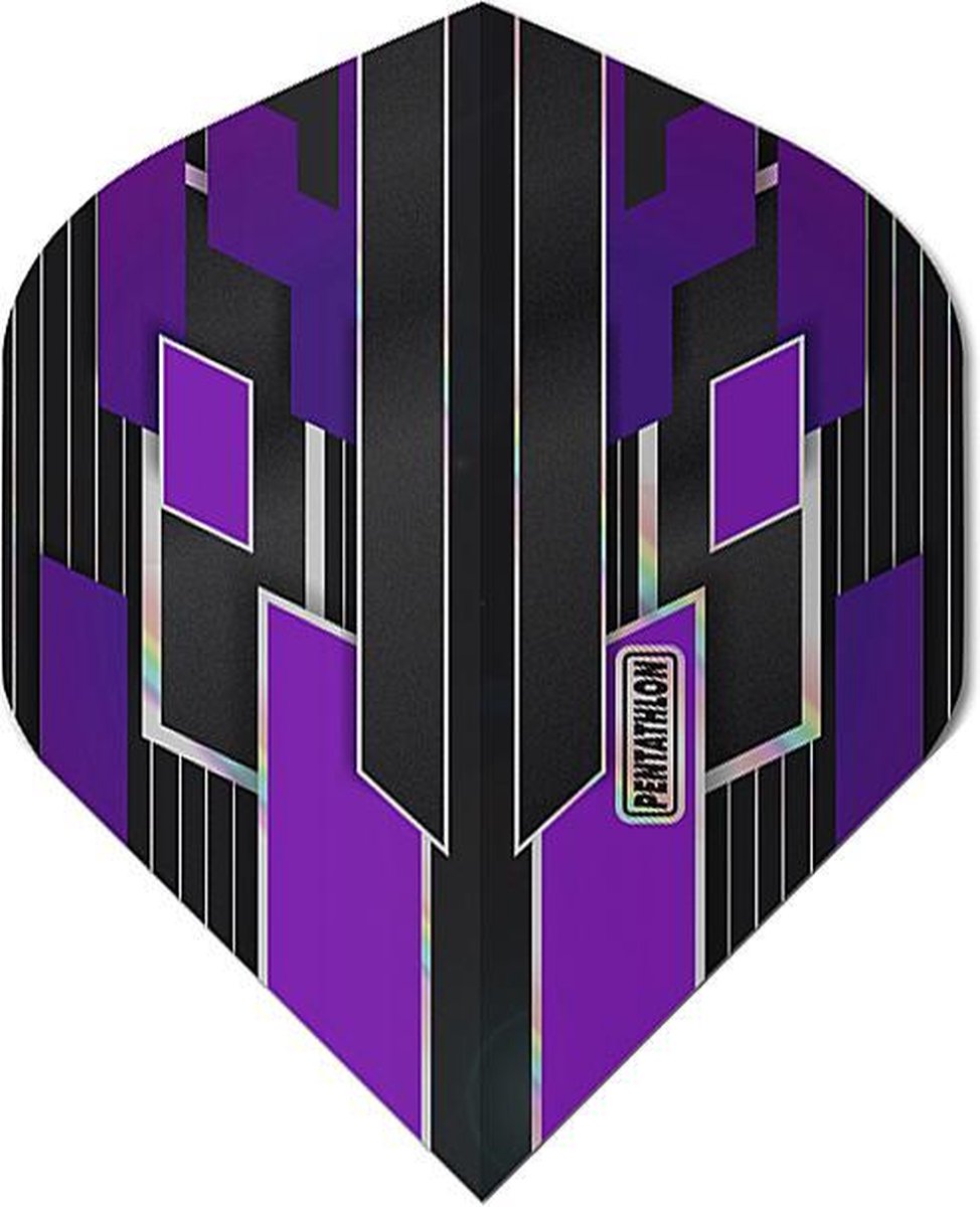 ABC Darts - Pentathlon Dart Flights Shimmers - Paars - 5 sets