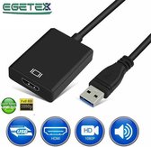 USB 3.0 naar HDMI ADAPTER-Zwart