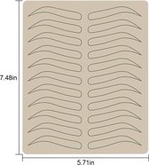 Oefenhuid voor Microblading - Wenkbrauwen en Tattoo - Dubbelzijdig - Kunsthuid - Nephuid - Kunst Huid - Nep Huid