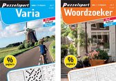Puzzelsport - Puzzelboekenset - Varia 3* & Woordzoeker 2*  - Nr.1