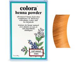 Colora Henna - Kleurpoeder - Red Sunset - 60 gr